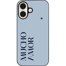 iPhone 16 Case Hülle - Valentine 2024 mucho amor azul