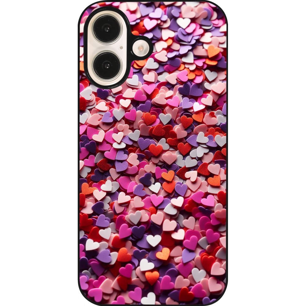 Coque iPhone 16 - Valentine 2025 Confetti