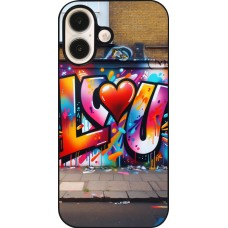 Coque iPhone 16 - Valentine 2025 Love U Tag
