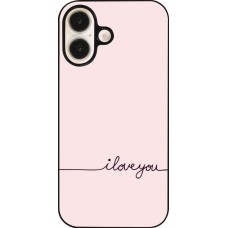 Coque iPhone 16 - Valentine 2023 i love you writing