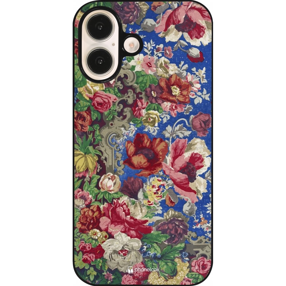 Coque iPhone 16 - Vintage Art Flowers