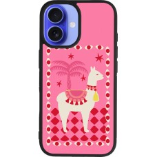 Coque iPhone 16 - Silicone rigide noir Alpaca 2026