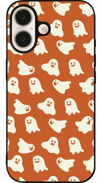 Coque iPhone 16 - Silicone rigide noir Autumn 2024 mini ghosts