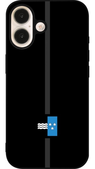 iPhone 16 Case Hülle - Silikon schwarz Kanton AG schwarz
