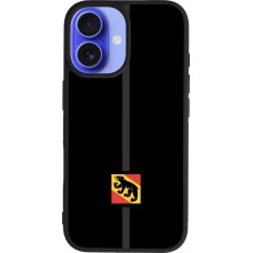 iPhone 16 Case Hülle - Silikon schwarz Kanton BE schwarz