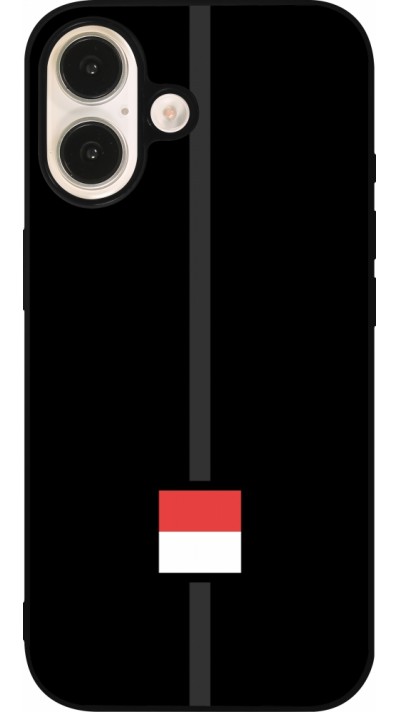 iPhone 16 Case Hülle - Silikon schwarz Kanton SO schwarz