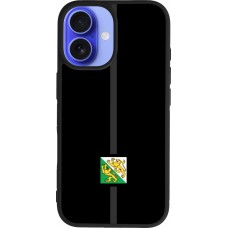 iPhone 16 Case Hülle - Silikon schwarz Kanton TG schwarz