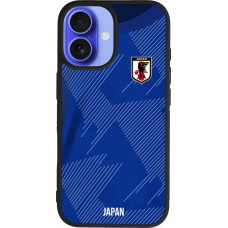 iPhone 16 Case Hülle - Silikon schwarz Japan 2022 personalisierbares Fussballtrikot