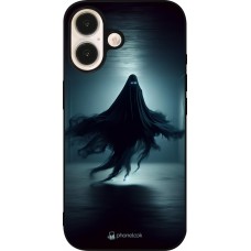 iPhone 16 Case Hülle - Silikon schwarz Halloween 2024 Spektraler Schatten