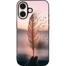 iPhone 16 Case Hülle - Silikon schwarz Hello September 11 19