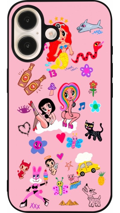 iPhone 16 Case Hülle - Silikon schwarz Karol G La Bichota Manana Sera Bonito