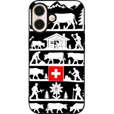 iPhone 16 Case Hülle - Silikon schwarz Poya Schweiz 1 schwarz