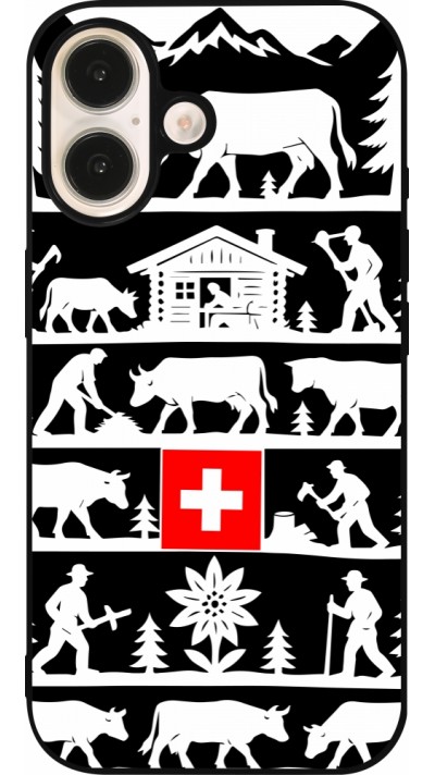 iPhone 16 Case Hülle - Silikon schwarz Poya Schweiz 1 schwarz