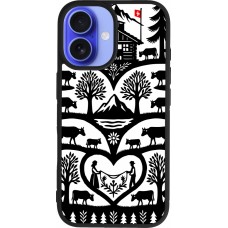 iPhone 16 Case Hülle - Silikon schwarz Poya Schweiz 2