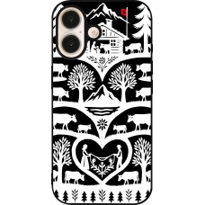 iPhone 16 Case Hülle - Silikon schwarz Poya Schweiz 2 schwarz