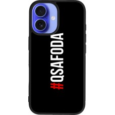 Coque iPhone 16 - Silicone rigide noir Qsafoda 1