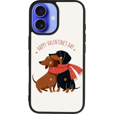 iPhone 16 Case Hülle - Silikon schwarz Saint Valentines Day 26 Happy Valentine