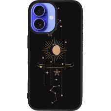 Coque iPhone 16 - Silicone rigide noir Spring 23 astro