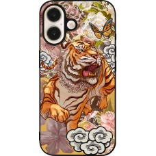 iPhone 16 Case Hülle - Silikon schwarz Spring 23 japanese tiger