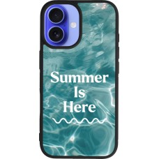 iPhone 16 Case Hülle - Silikon schwarz Summer 2025 Summer is here