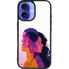 Coque iPhone 16 - Silicone rigide noir Womens day 2026 10
