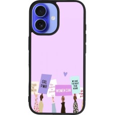 Coque iPhone 16 - Silicone rigide noir Womens day 2026 9