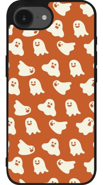 Coque iPhone 16e - Silicone rigide noir Autumn 2024 mini ghosts
