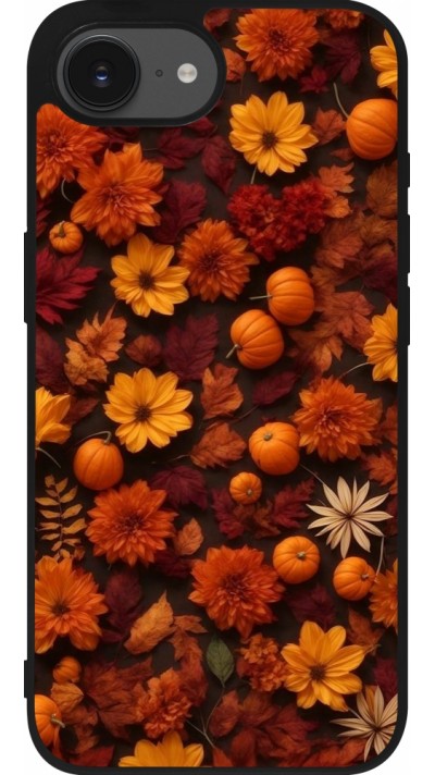 Coque iPhone 16e - Silicone rigide noir Autumn 2024 potpourri