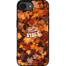 iPhone 16e Case Hülle - Silikon schwarz Autumn 25 Autumn vibes