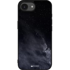 iPhone 16e Case Hülle - Silikon schwarz Black Sky Clouds