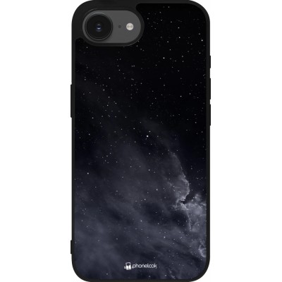 iPhone 16e Case Hülle - Silikon schwarz Black Sky Clouds