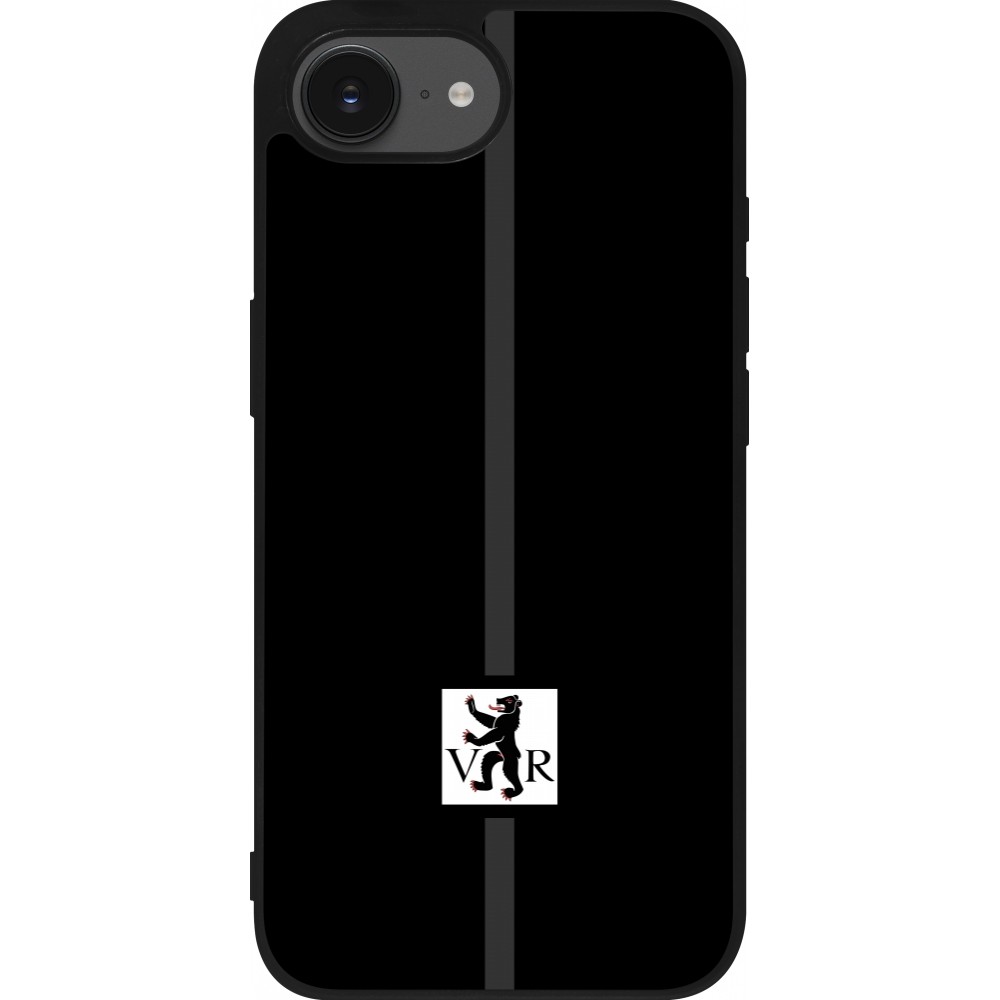 iPhone 16e Case Hülle - Silikon schwarz Kanton AR schwarz