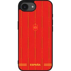 iPhone 17e / 16e Case Hülle - Silikon schwarz Spanien 2026 personalisierbares Fussballtrikot