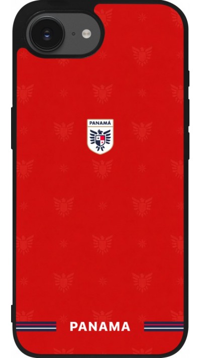 iPhone 17e / 16e Case Hülle - Silikon schwarz Panama 2026 personalisierbares Fussballtrikot