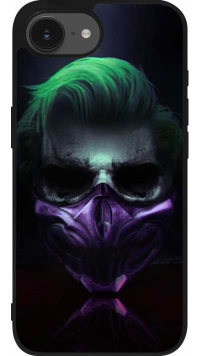 Coque iPhone 16e - Silicone rigide noir Halloween 20 21