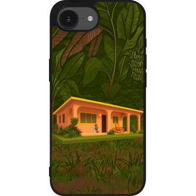 iPhone 17e / 16e Case Hülle - Silikon schwarz Benitos house DTMF