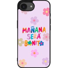 Coque iPhone 17e / 16e - Silicone rigide noir Karol G Manana sera bonito