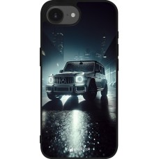 iPhone 16e Case Hülle - Silikon schwarz Mercedes G AMG Nacht