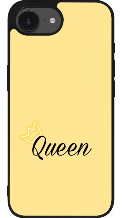 iPhone 16e Case Hülle - Silikon schwarz Mom 2024 Queen