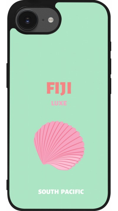 iPhone 16e Case Hülle - Silikon schwarz Pop Summer Destination Fiji