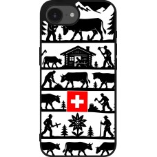 iPhone 16e Case Hülle - Silikon schwarz Poya Schweiz 1