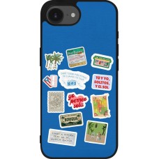 Coque iPhone 17e / 16e - Silicone rigide noir Seals of the Dominican Republic DTMF