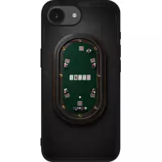 Coque iPhone 17e / 16e - Silicone rigide noir Sports 2026 Poker