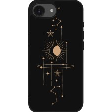 Coque iPhone 17e / 16e - Silicone rigide noir Spring 23 astro