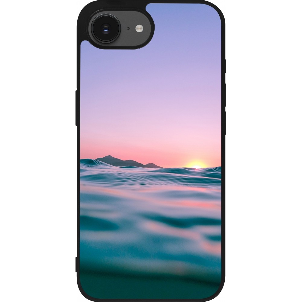 Coque iPhone 16e - Silicone rigide noir Summer 2021 12