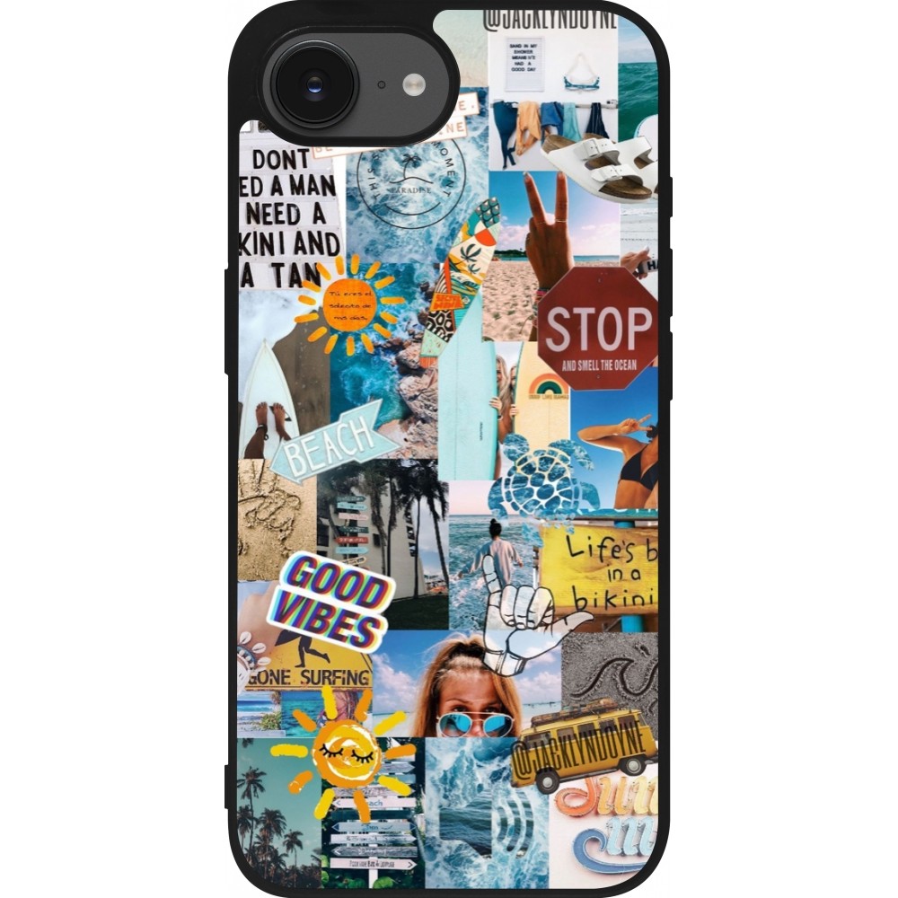 iPhone 16e Case Hülle - Silikon schwarz Summer 2021 15