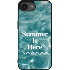 iPhone 16e Case Hülle - Silikon schwarz Summer 2025 Summer is here