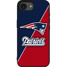 iPhone 16e Case Hülle - Silikon schwarz Super Bowl 26 Patriots 1