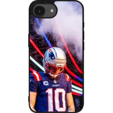 iPhone 16e Case Hülle - Silikon schwarz Super Bowl 26 Patriots 3