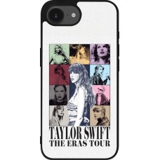 iPhone 16e Case Hülle - Silikon schwarz Taylor Swift The Eras Tour